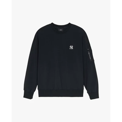 MLB - Áo sweatshirt unisex cổ tròn tay dài Basic Gorpcore_3AMTB1044-50BKS