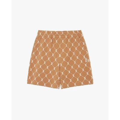 MLB - Quần short unisex ống rộng Jacquard Dia Monogram_3ASPM0144-43CAS