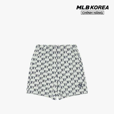 MLB - Quần shorts unisex ống rộng Classic Monogram All Over Jacquard_3ASPM0134-50CRD