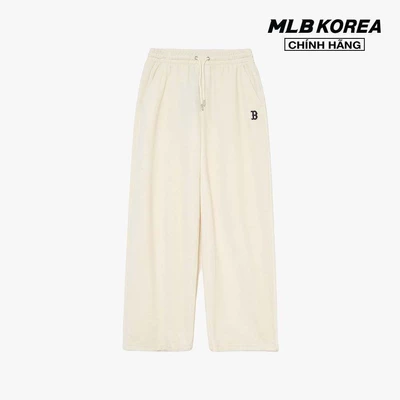 MLB - Quần dài nữ ống rộng lưng thun Velvet Wide New York Yankees_3FPTB0636-43CRD