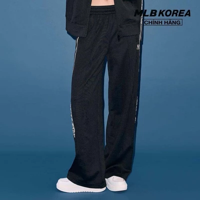 MLB - Quần dài unisex ống rộng lưng thun Basic Athleisure Jersey_3APTB0934-50BKS