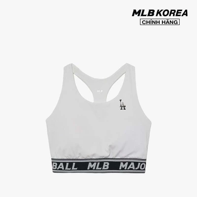MLB - Áo bra thể thao nữ Basic Athleisure Lettering_3FTKB0434-07WHS