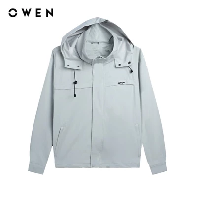 Owen - Jacket Relax Fit JK241348 màu Xám chất liệu Poly recycled (Renu)