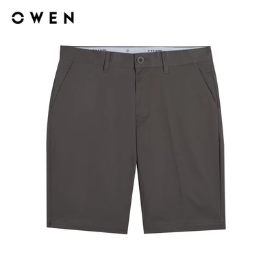 OWEN - Quần short Slim Fit SK241379 màu Nâu chất liệu Renu Polyester-Polyester-Rayon-PU