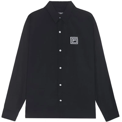 Áo Sơ Mi Kẻ Sọc FOMO MONO NEW LOGO SHIRT tay dài Chất Cotton Unisex - Nhiều màu SM4P1238