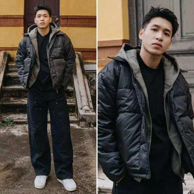 Áo Khoác Phao Puffer Jacket Gori Lót Bông Dày Giữ Ấm Cực Tốt
