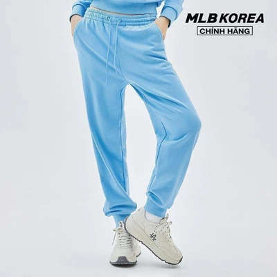 MLB - Quần jogger nữ lưng thun Basic Athleisure Medium Logo_3FPTB2234-07CBL