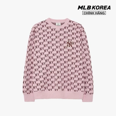 MLB - Áo sweatshirt unisex cổ tròn tay dài Classic Monogram Allover Jacquard_3AMTM0334-50PKL