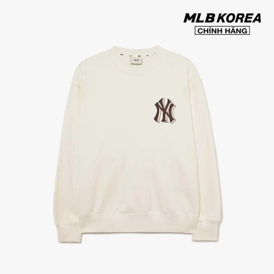 MLB - Áo sweatshirt unisex cổ tròn tay dài Monative Monogram Overfit_3AMTM0934-50CRS