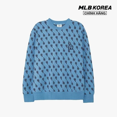 MLB - Áo sweatshirt unisex cổ tròn tay dài Classic Monogram Allover Jacquard_3AMTM0334-07SBD
