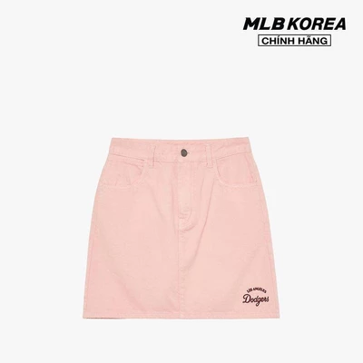 MLB - Chân váy denim mini phom chữ A thời trang_3FDSR0134-07PCS