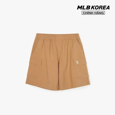 MLB - Quần short unisex ống rộng lưng thun Basic Small Logo_3ASPB0743-43CAL