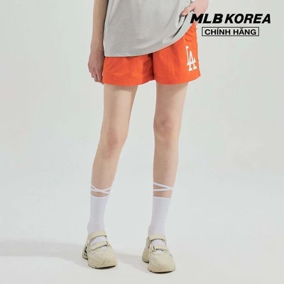 MLB - Quần short ngắn nữ lưng thun Basic Mega Logo_3ASMB0243-07ORD