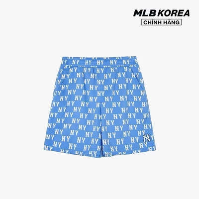 MLB - Quần short unisex ống rộng lưng thun Classic Monogram_3ASMM0343-50BLP