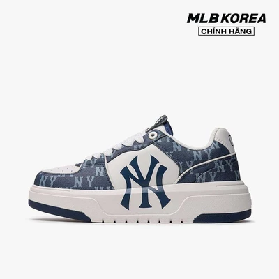 MLB - Giày sneakers unisex cổ thấp Chunky Liner Denim Classic Monogram_3ASXCLD4N-50NYS