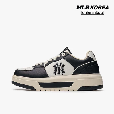 MLB - Giày sneakers unisex cổ thấp Chunky Liner SL Saffiano_3ASXCLS4N-50BKS