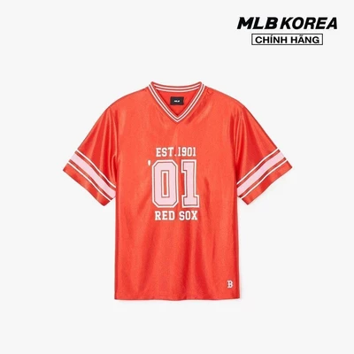 MLB - Áo thun unisex cổ V tay ngắn Varsity Soccer Jersey_3ATSV1143-43RDL