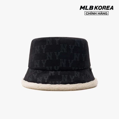 MLB - Nón bucket unisex thời trang Classic Monogram Suade_3AHTMS136-50BKS