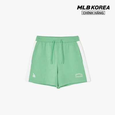 MLB - Quần shorts nữ ống rộng lưng thun Sporty Varsity Color Scheme_3FSPV0243-07GNM