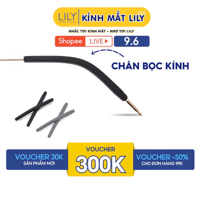 Bọc chân kính LILYEYEWEAR chất liệu Silicon cao cấp an toàn chống trượt và dị ứng trên da