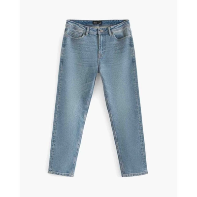 Quần Jeans Nam Trơn Form Slim Cropped - Routine 10F24DPA036