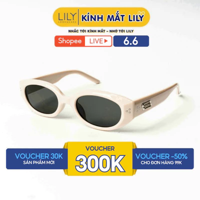 Gọng kính mát thời trang nam nữ LILYEYEWEAR chất liệu nhựa cao cấp chắc chắn màu sắc và kiểu dáng hiện đại KC48
