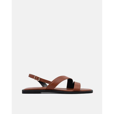 Giày Sandal Nữ 1cm Thời Trang JUNO Bệt Quai Chéo SD01144