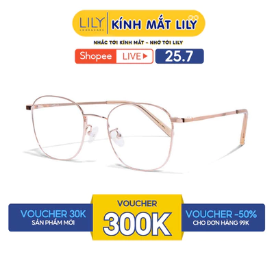 Gọng kính cao cấp nam nữ FARELLO Allegro chất liệu Memory Mental kim loại dẻo kiểu dáng thanh mảnh nhẹ nhàng thời trang