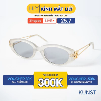 Kính mát thời trang nam nữ LILYEYEWEAR chất liệu nhựa Acetate cao cấp, mắt kính chống UV400, kiểu dáng hiện đại KUNST