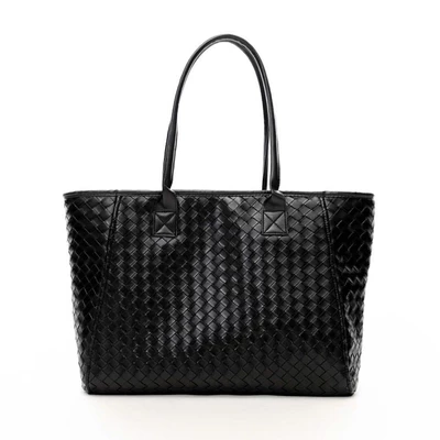 Túi Tote Microfiber Hiệu Ứng Da Đan - Ivankov Faux Woven Leather Bag