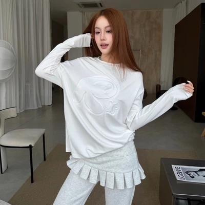Áo Thun Tay Dài LONGSLEEVE SCULPTED REGODS – Áo Form Rộng Tay Dài Cotton Co Giãn Mềm – Áo Basic Nữ Local Brand