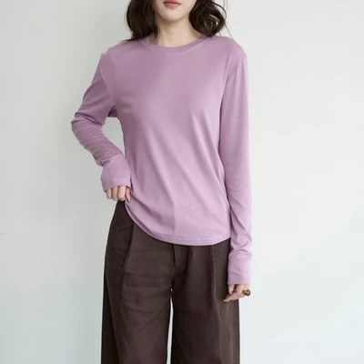 DOB - Áo thun nữ tay dài form rộng dễ phối I Rumi Tee I