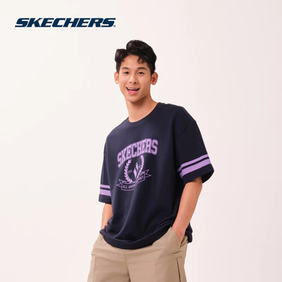Áo Thun Tay Ngắn Nam Skechers Skechers Authentic Iconic Short Sleeve Tee - SL226M234-002Z