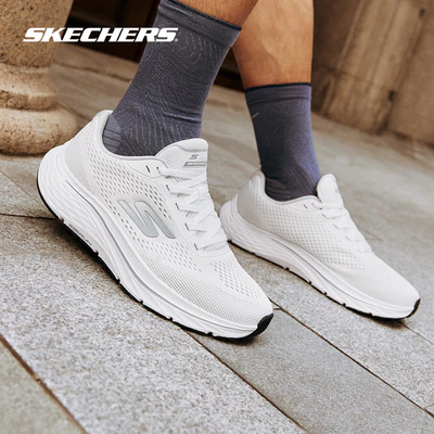 Giày Thể Thao Nam Skechers GOrun Consistent 3 Rushline Chạy Bộ Tập luyện - 221262-WGY Air-Cooled Goga Mat