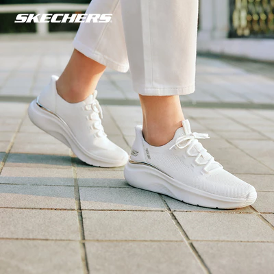 Giày Thể Thao Nữ Skechers Slip-Ins BOBS Sport B Love True Delight Thường Ngày-117617-WHT