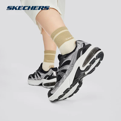 Giày Thể Thao Nữ Skechers SKX Street Shadow Stellar 90 - 177357-BLK Air-Cooled Memory Foam Online Sale