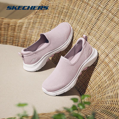 Giày Thể Thao Nữ Skechers GOwalk 7 Ivy Đi Bộ - 125218-LTMV Air-Cooled Goga Mat