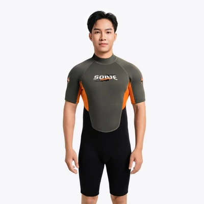 Wetsuit Nam SOBIE tay ngắn Half Body giữ nhiệt 1.5mm Ocean Tube