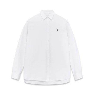 Áo sơ mi Silencestandard Premium Oxford Shirt Logo S thêu/ Trơn Trắng