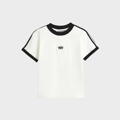 Áo Thun Baby Tee 2-stripes vải thun gân Regods