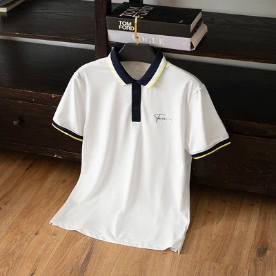 Áo polo nam TORANO ngắn tay, thoáng khí, trơn, form chuẩn bo kẻ DSTP639