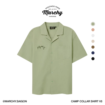 MARCHY - Camp Collar Shirt V3 - Áo sơ mi