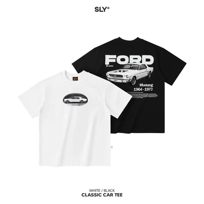 Áo thun cổ tròn SLY Classic Car