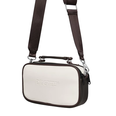 Túi Da đeo chéo thời trang unisex nam nữ Degrey Coffee Simili Bag