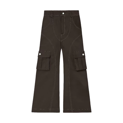 Quần túi hộp Loner Trousers màu nâu - Cargo pant ONISM