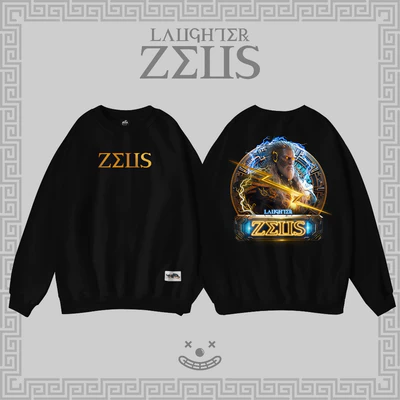 Local brand LAUGHTER GREEK TITANS SWEATER - ZEUS THẦN THOẠI HY LẠP T-SHIRT - Oversize Streetwear
