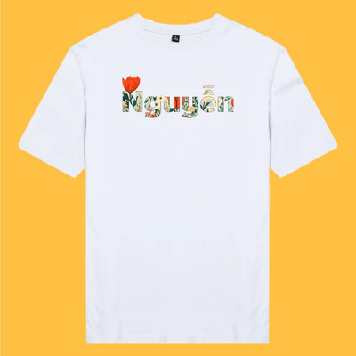 Áo thun cotton 100% unisex, phong cách thời trang hàng đầu in hình Họ người Việt - Nguyễn