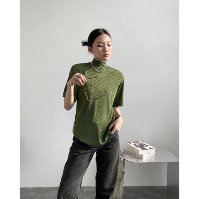 HIGHCHIC - AMOUR TEE - ÁO TEE THUN TUYẾT LẠNH