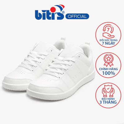 Giày Thể Thao Thông Dụng Nam Nữ Biti's Basic BSM000600TRG/BSW000600TRG (Trắng)