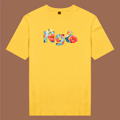 Áo thun cotton 100% unisex, phong cách thời trang hàng đầu in hình Họ người Việt - Ngô